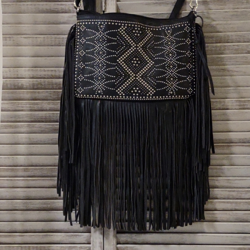 Chinese Laundry fringe purse